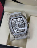FM Vanguard With Stone in Rubber Strap Without Box