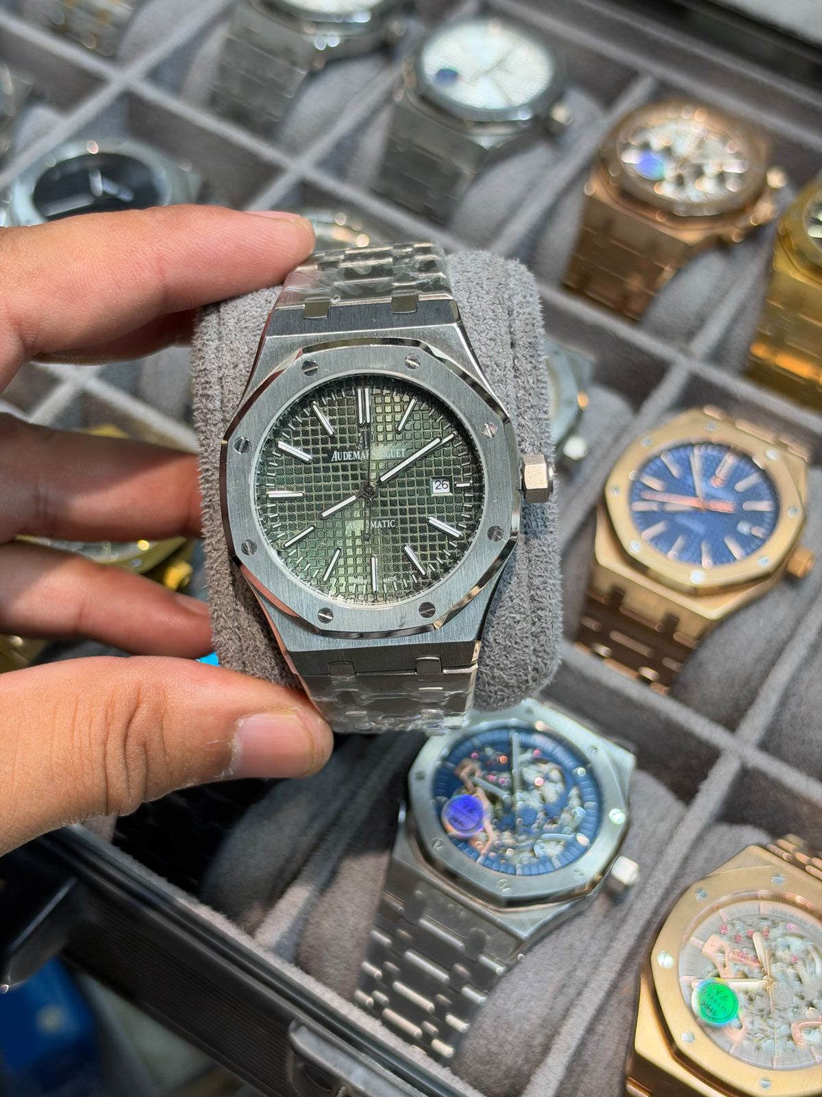 AP Royal oak Automatic With Premium Chain Strap Without AP Box