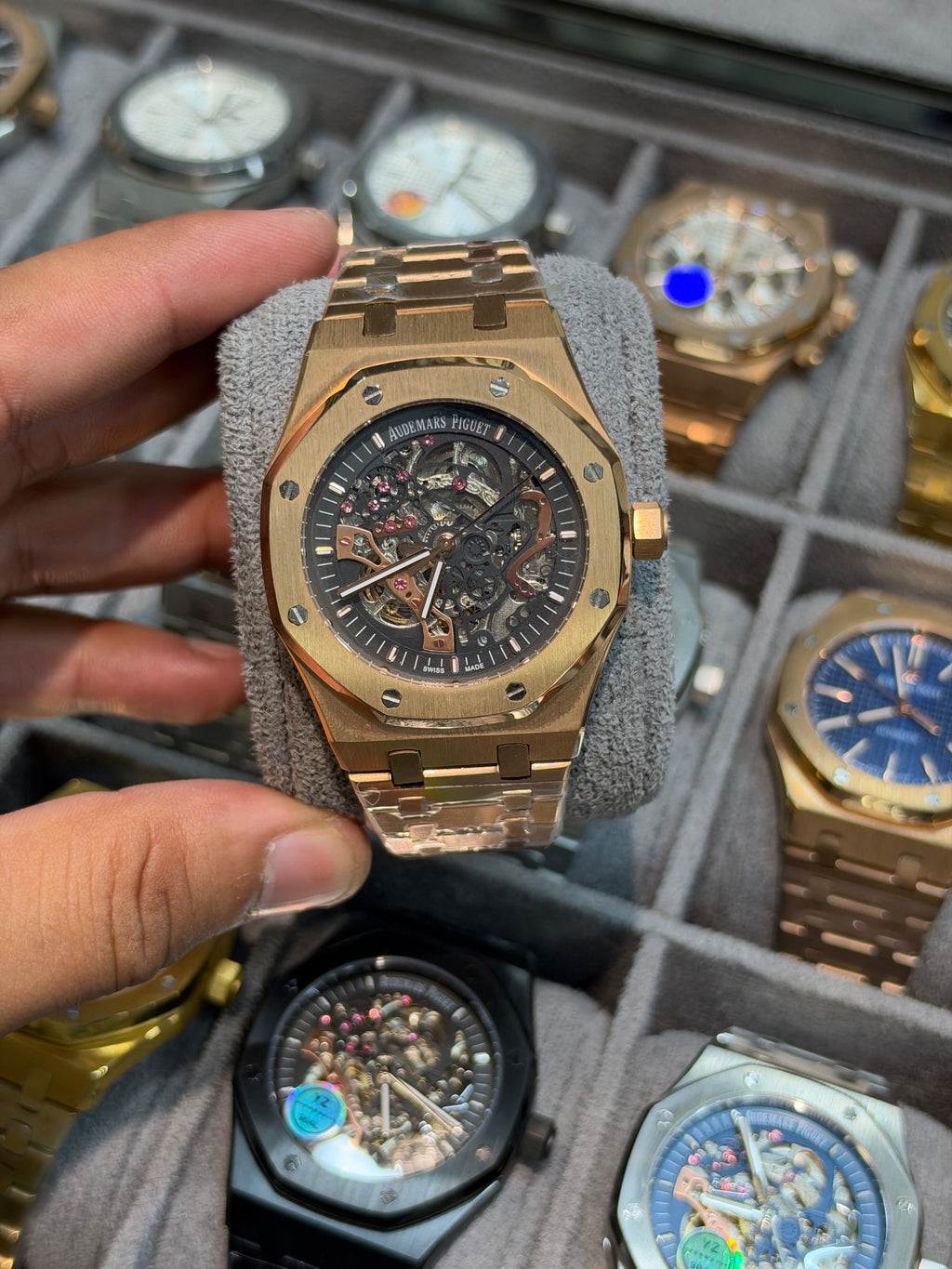 AP Skeleton Automatic With Premium Chain Strap Without AP Box