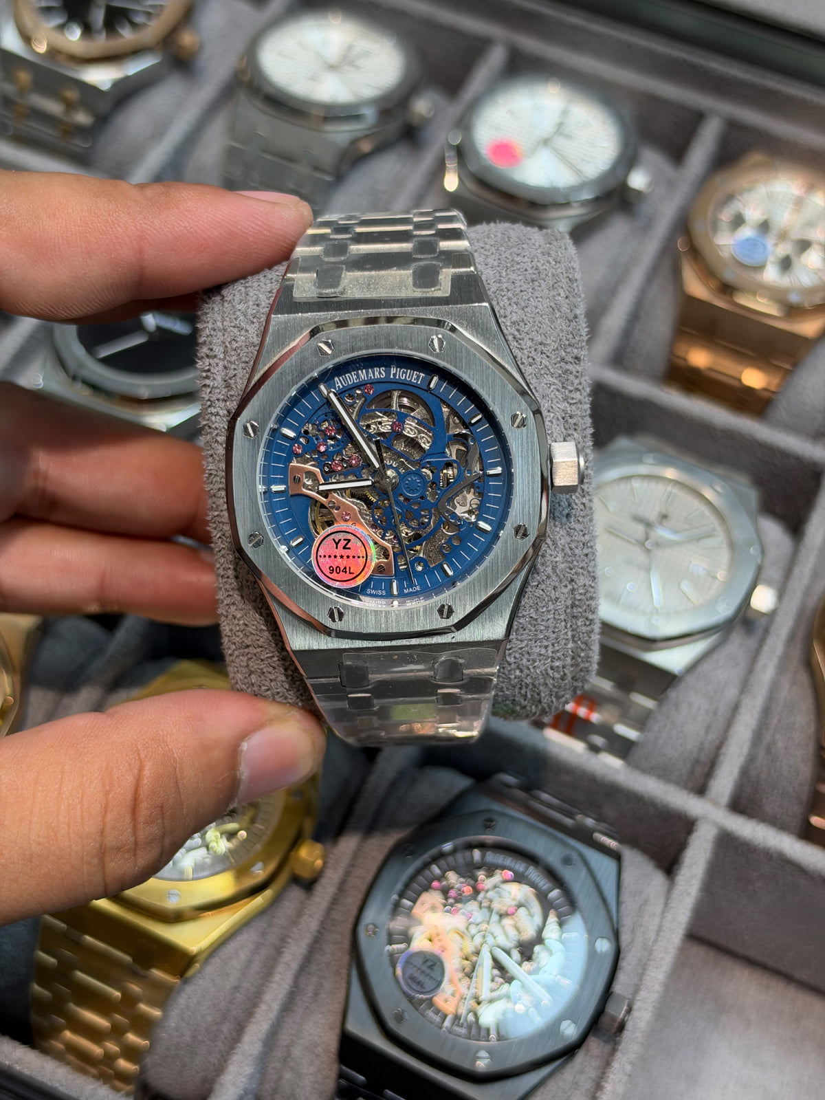 AP Skeleton Automatic With Premium Chain Strap Without AP Box