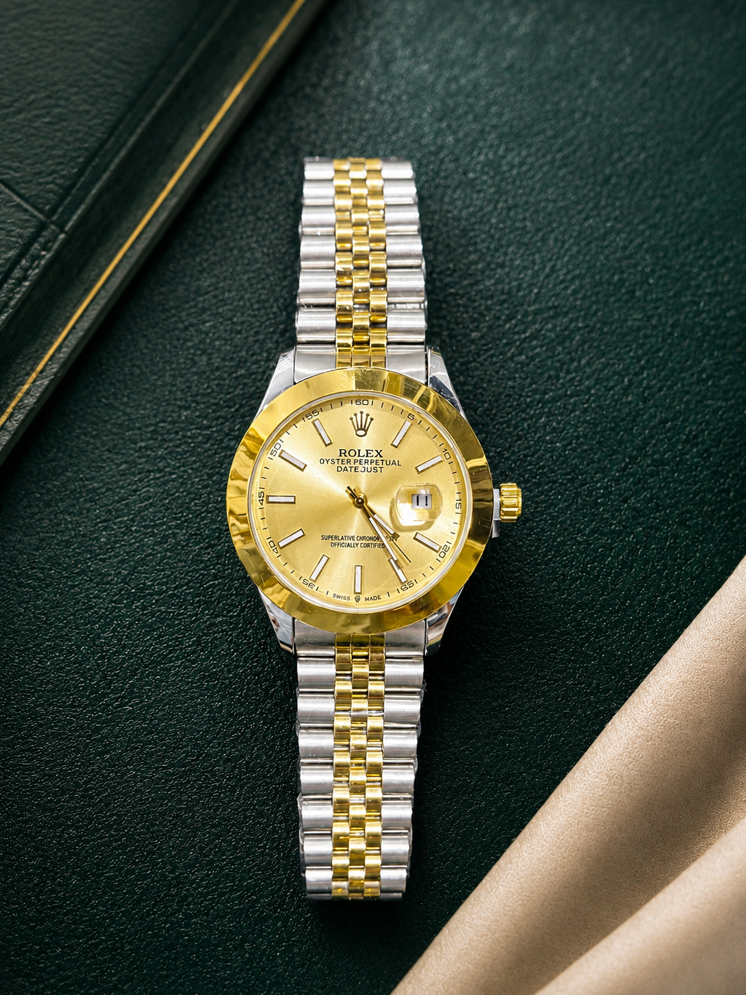 Rolex Date Just with Jubilee Chain Without Box