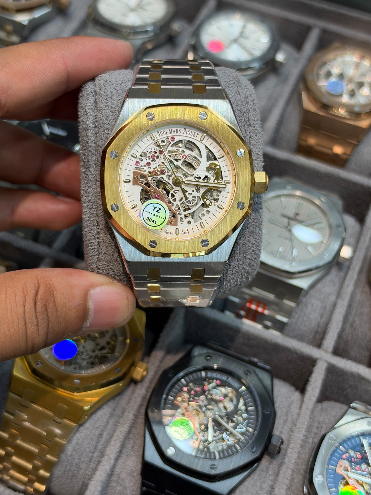 AP Skeleton Automatic With Premium Chain Strap Without AP Box