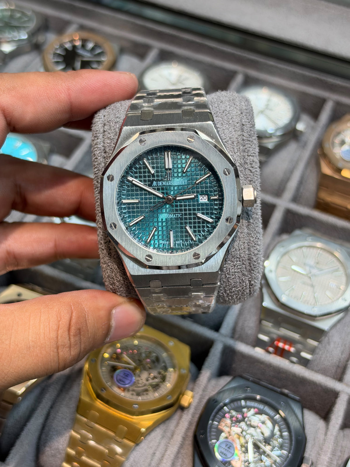 AP Royal oak Automatic With Premium Chain Strap Without AP Box