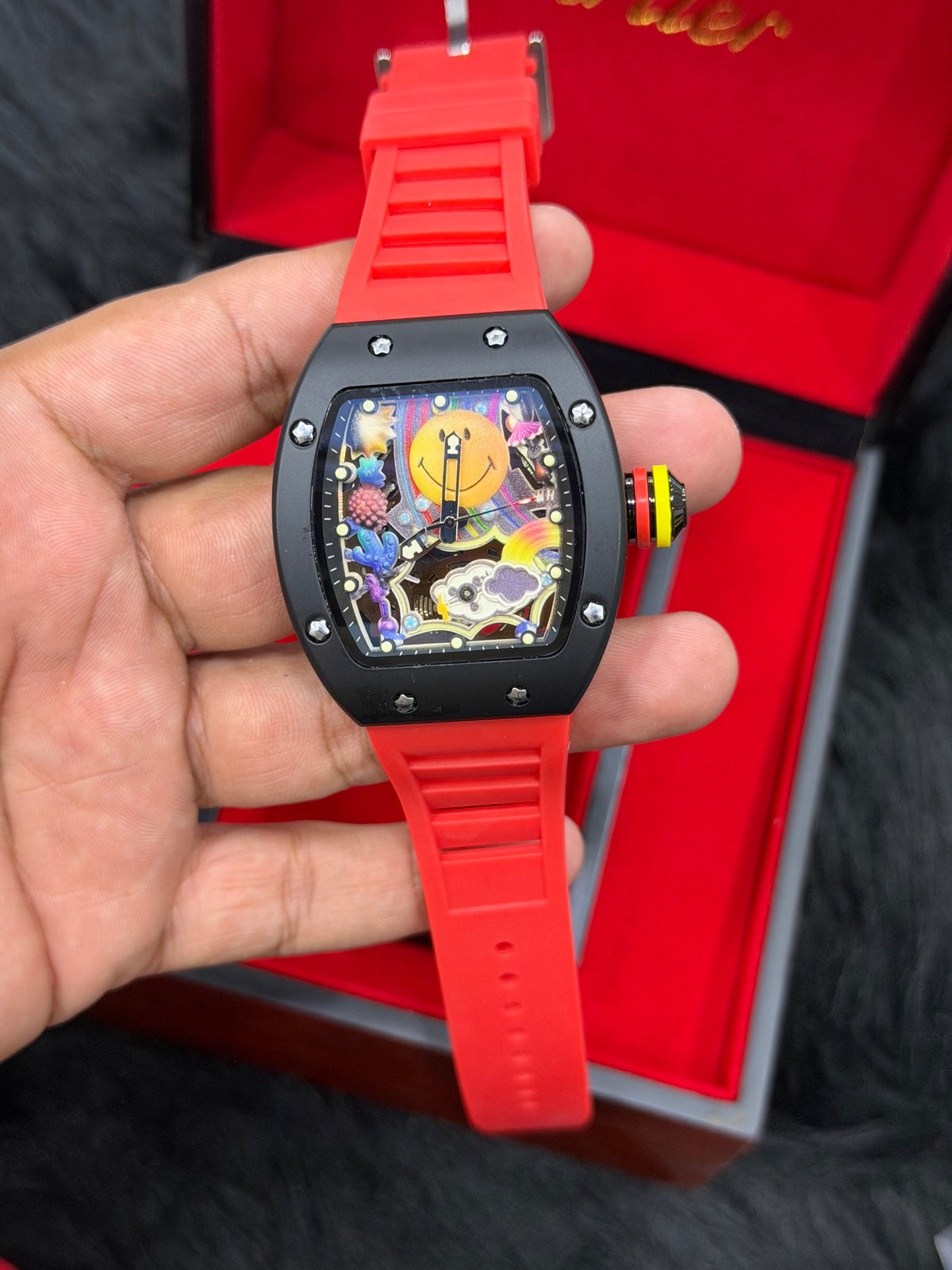 RM Smiley Edition With Skeleton Back without Box