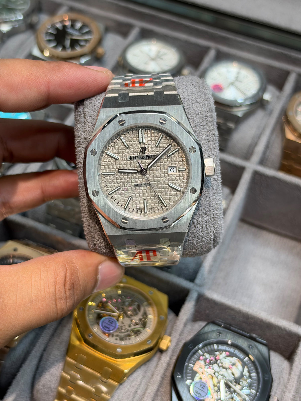 AP Royal oak Automatic With Premium Chain Strap Without AP Box
