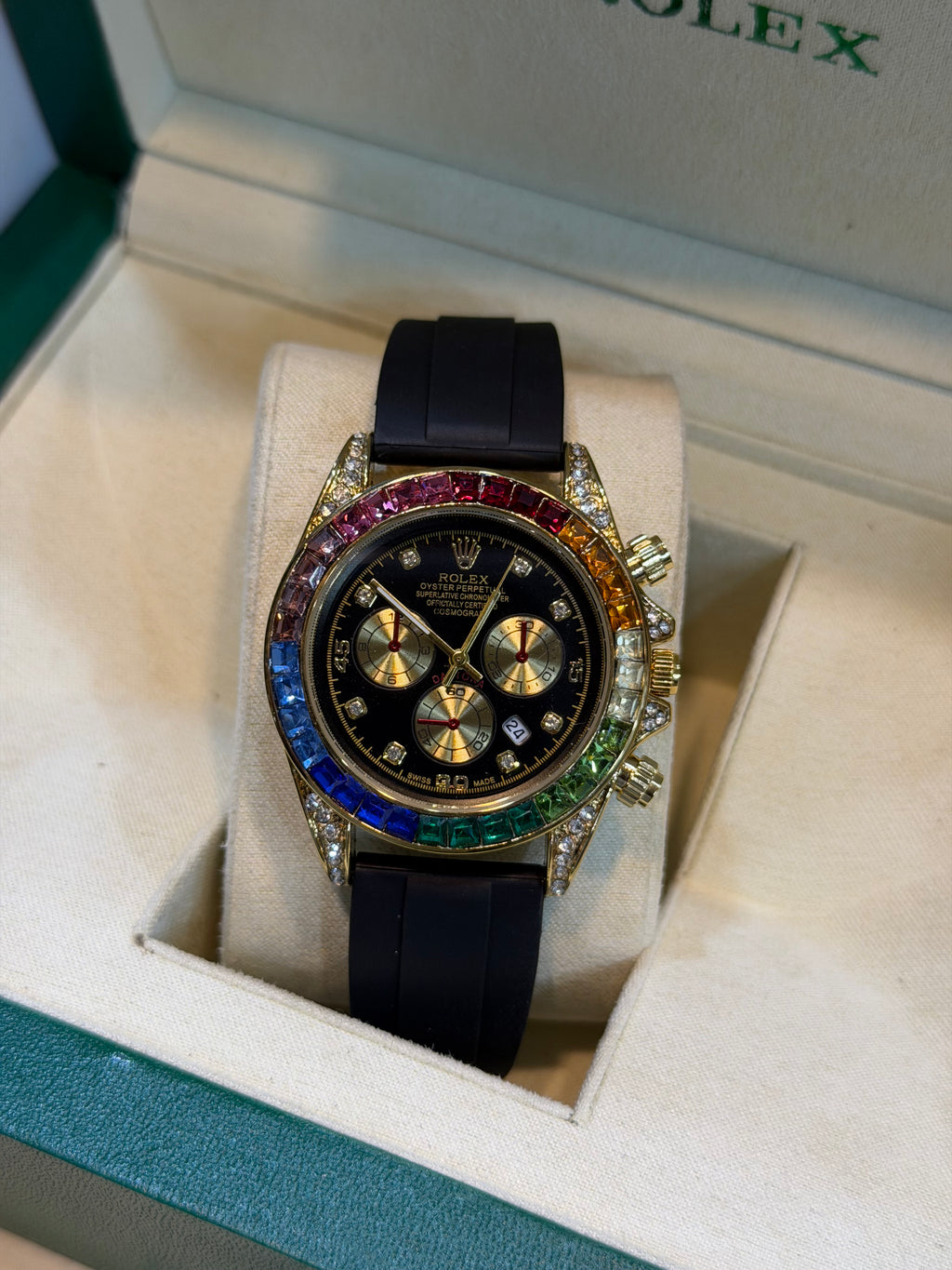 Rolex Daytona Rainbow Bazzel