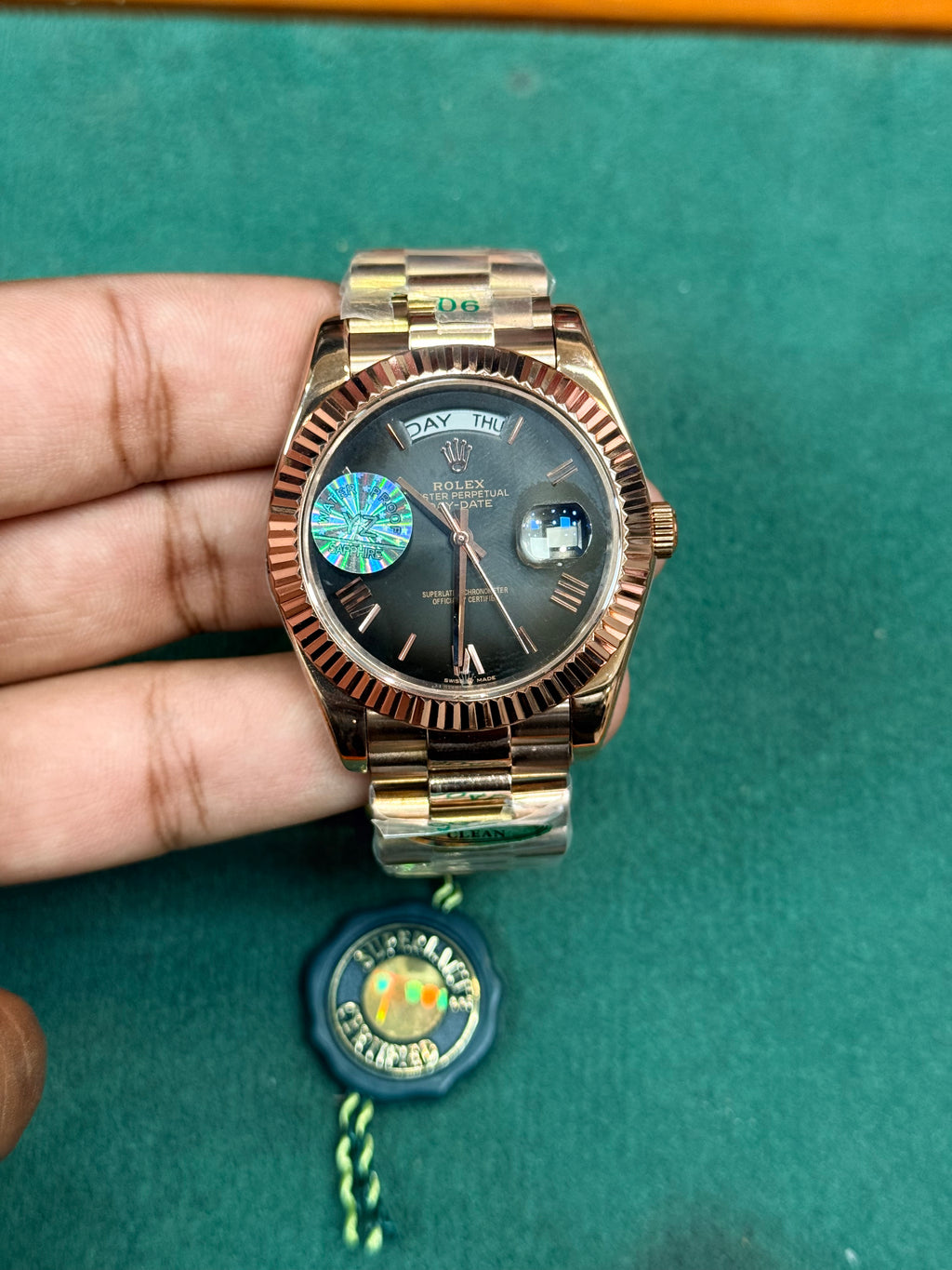 Rolex Day Date Ombre Automatic Cut Bazzel