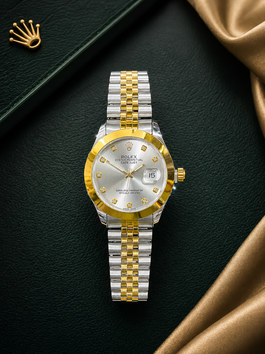Rolex Date Just with Jubilee Chain Without Box