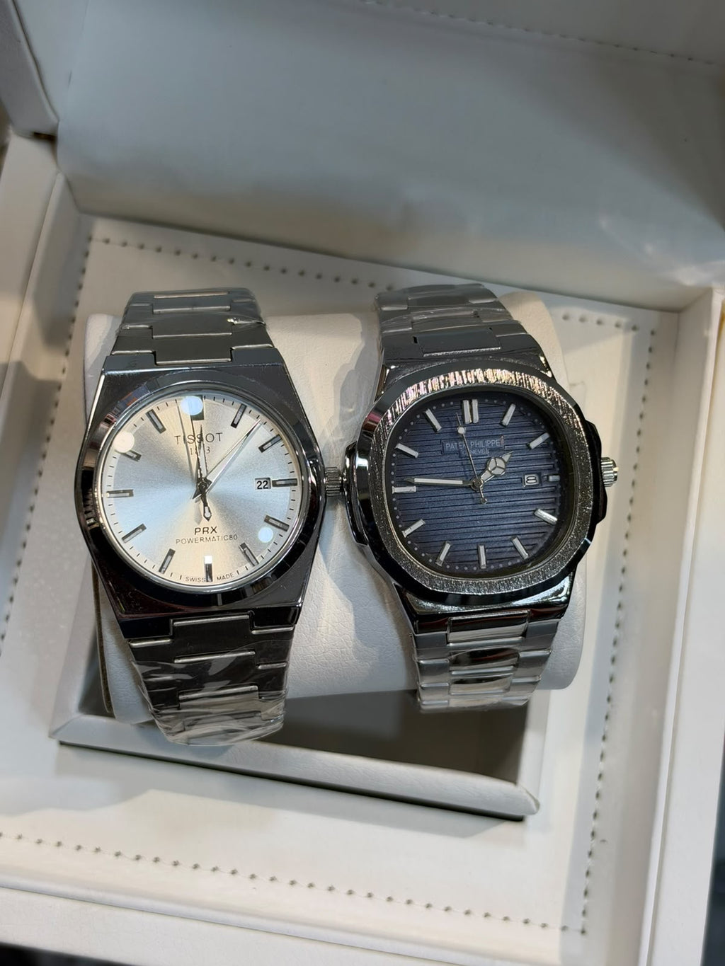 Tissot PRX & Patek Philippe Nautilus Combo