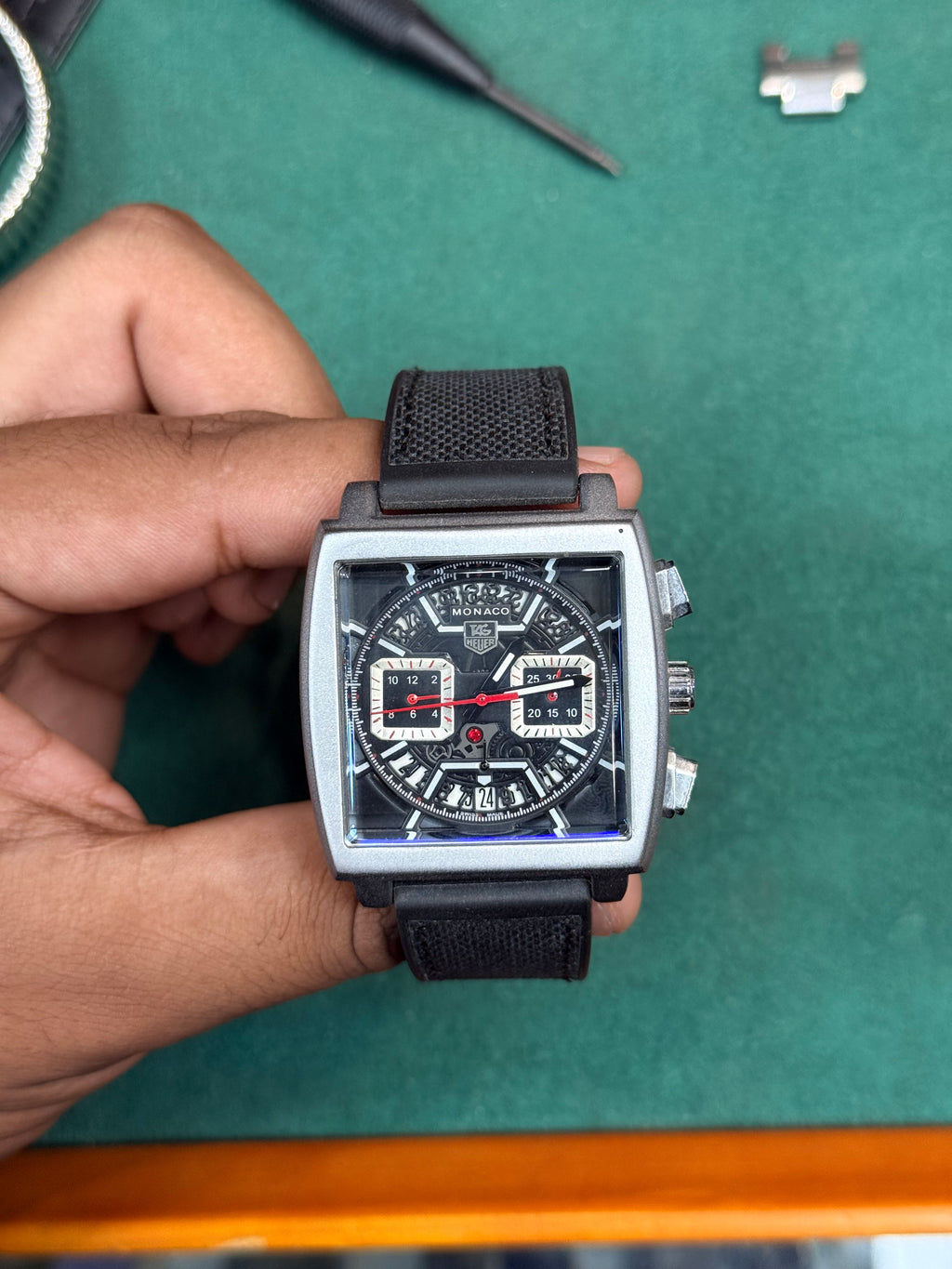 Tagheuer Monaco Chronograph With Master Lock