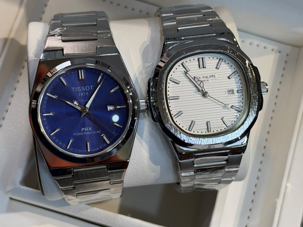 Tissot PRX & Patek Philippe Nautilus Combo