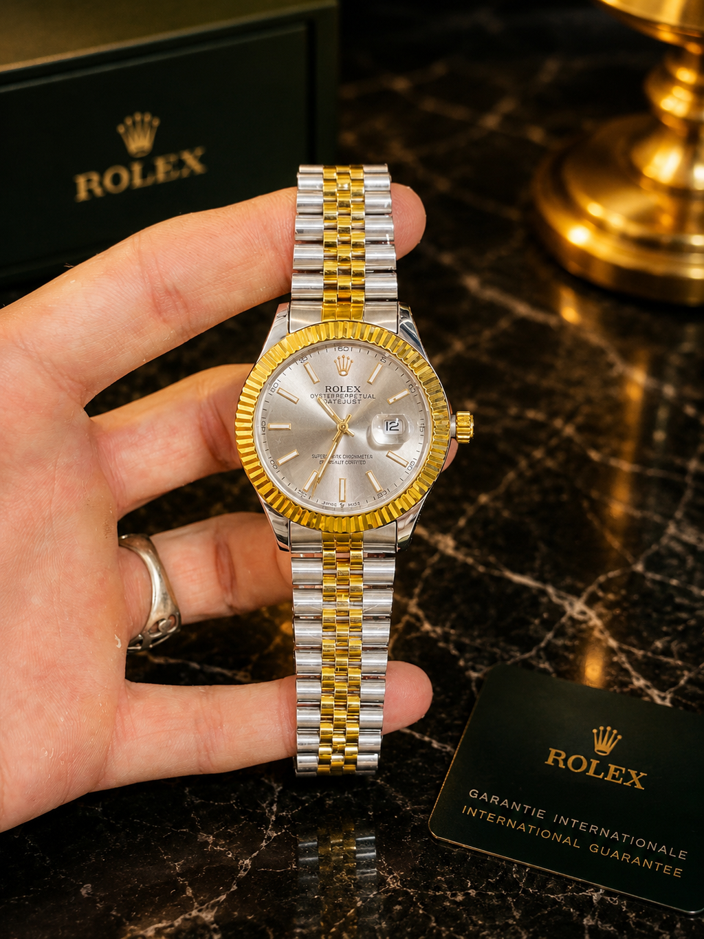 Rolex Date Just with Jubilee Chain Without Box