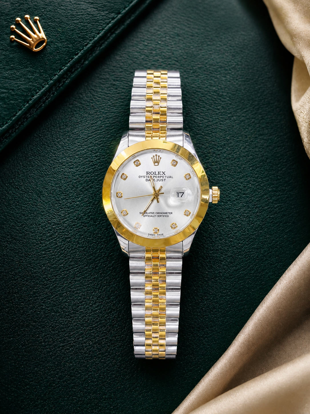 Rolex Date Just with Jubilee Chain Without Box