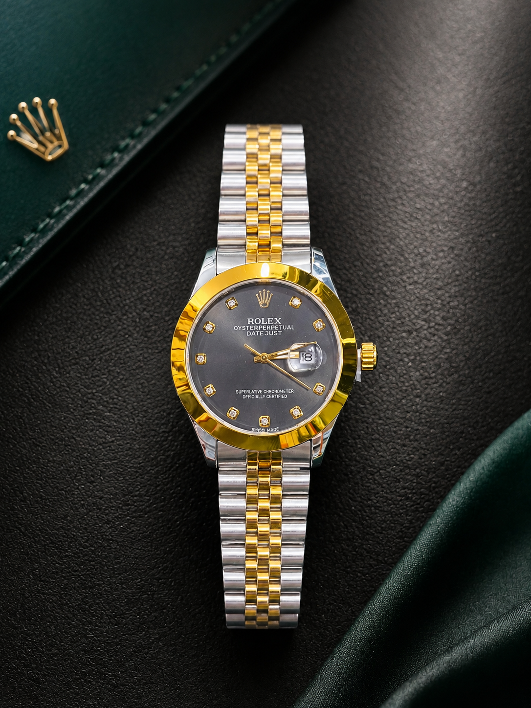 Rolex Date Just with Jubilee Chain Without Box