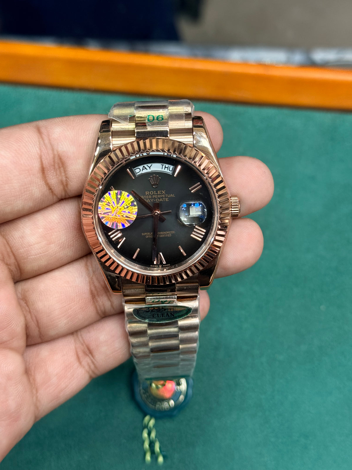 Rolex Day Date Ombre Automatic Cut Bazzel