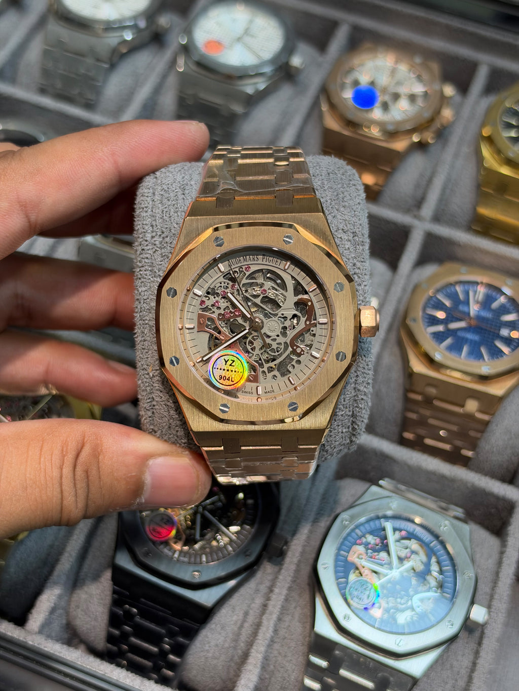 AP Skeleton Automatic With Premium Chain Strap Without AP Box