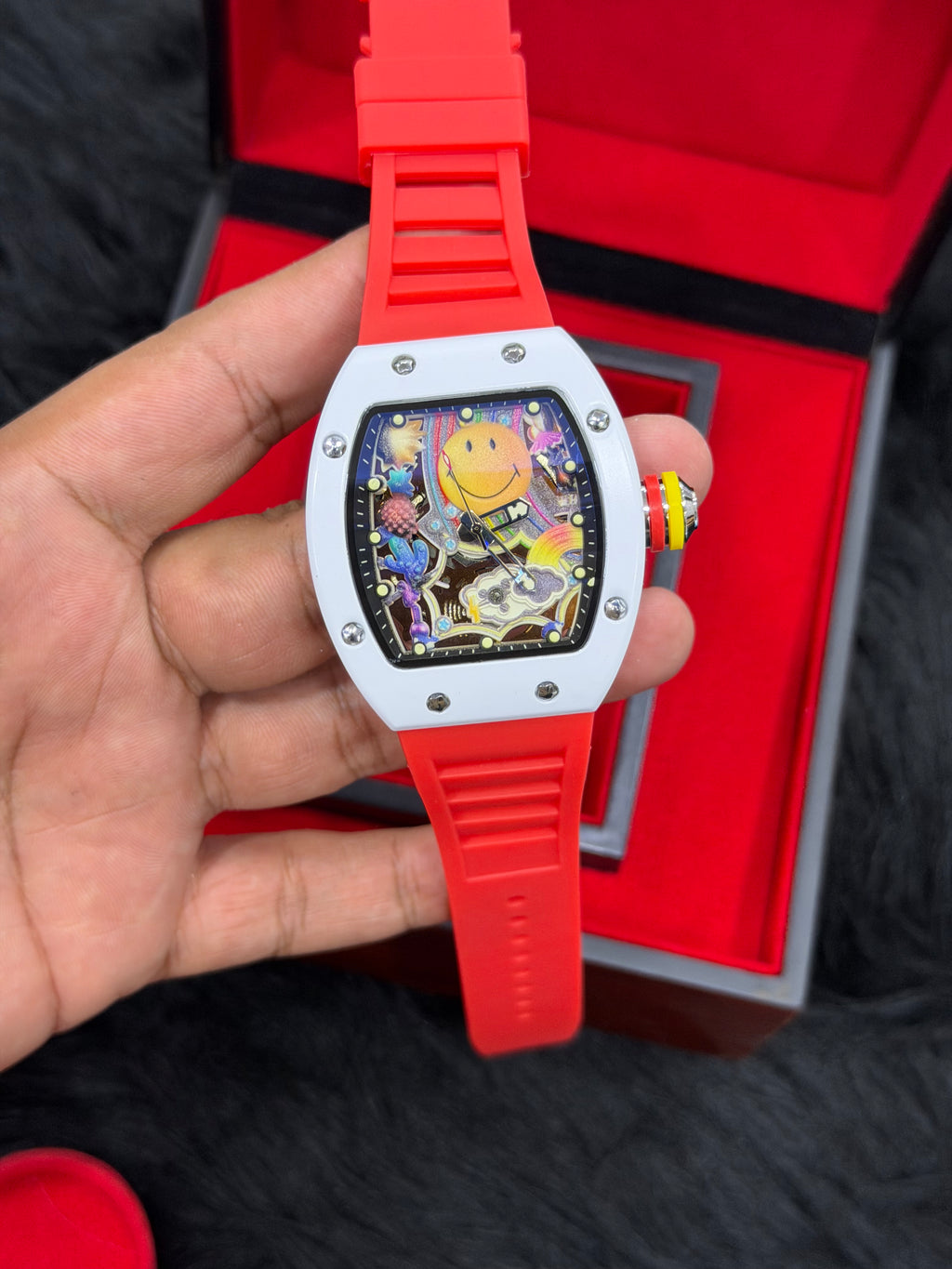RM Smiley Edition With Skeleton Back without Box