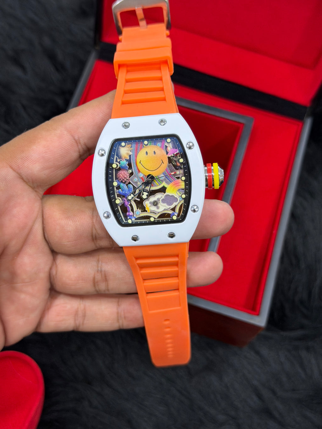 RM Smiley Edition With Skeleton Back without Box
