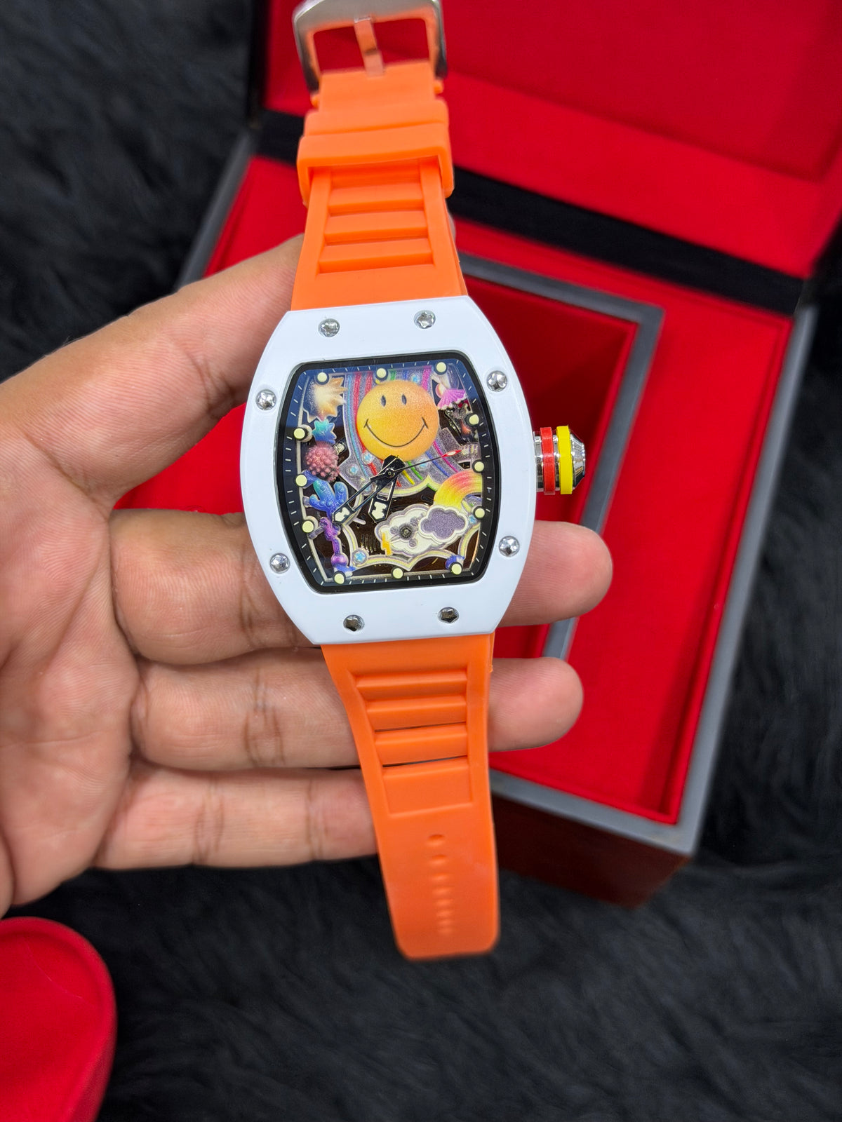 RM Smiley Edition With Skeleton Back without Box