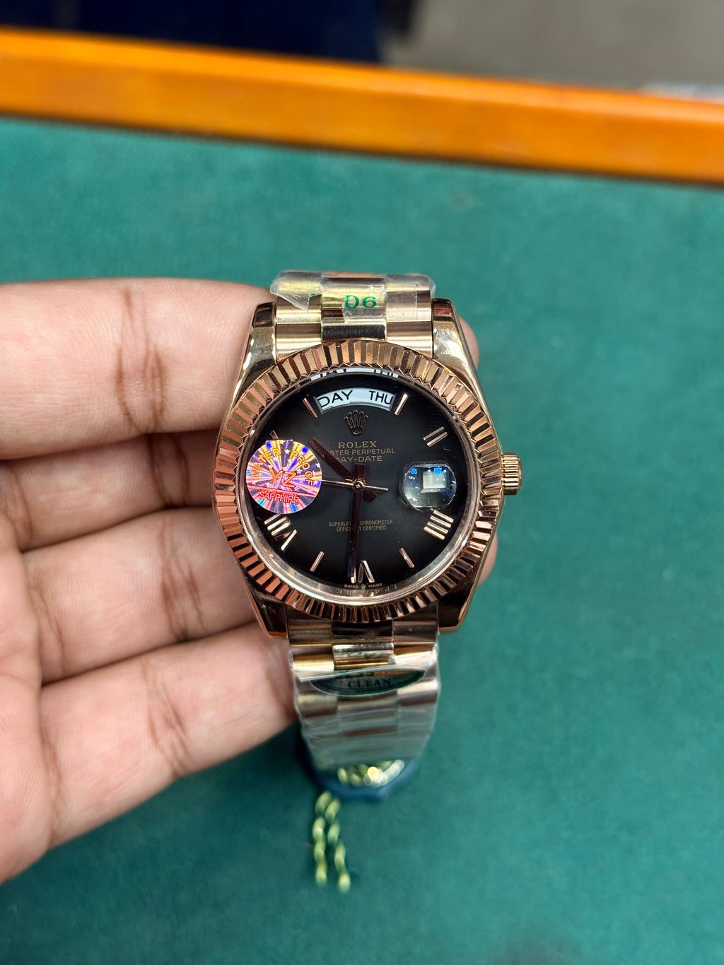 Rolex Day Date Ombre Automatic Cut Bazzel