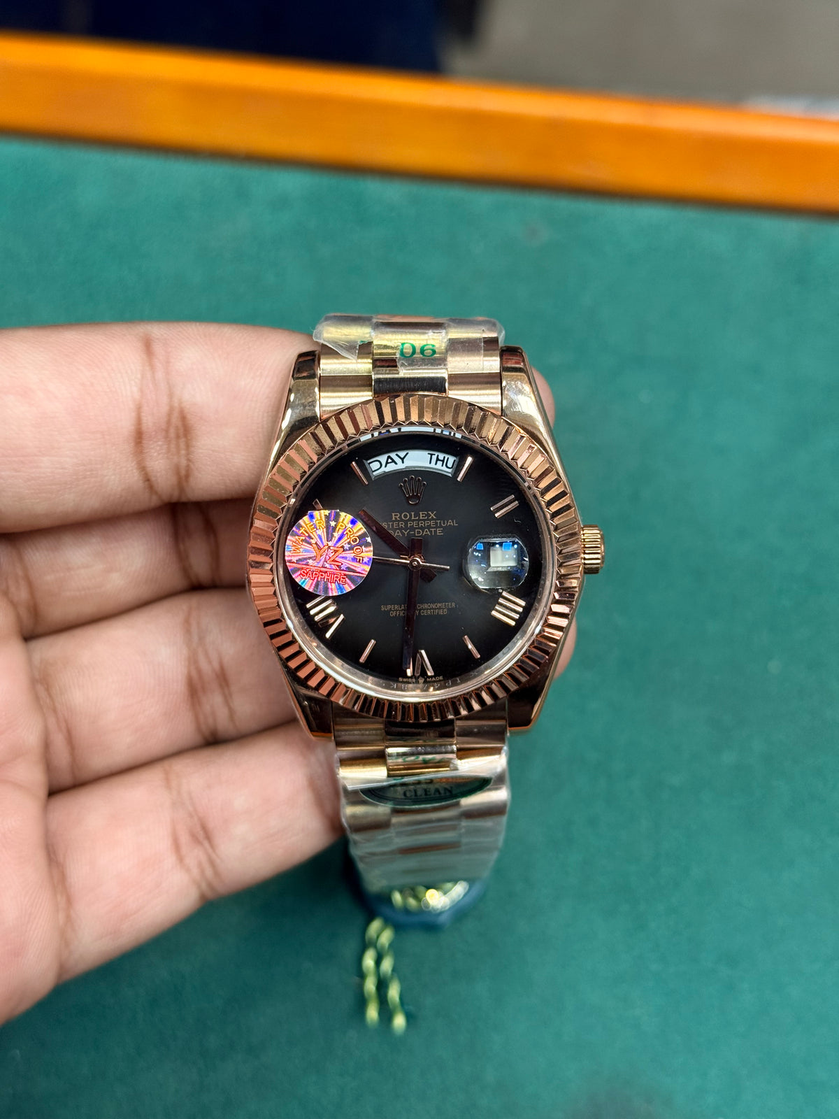 Rolex Day Date Ombre Automatic Cut Bazzel