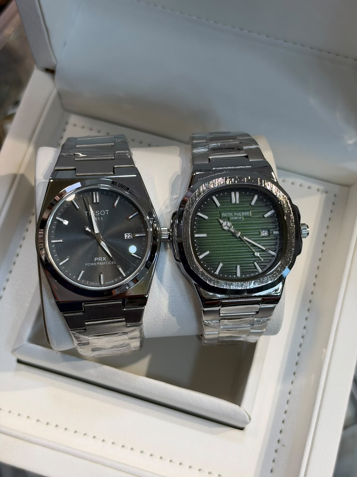 Tissot PRX & Patek Philippe Nautilus Combo