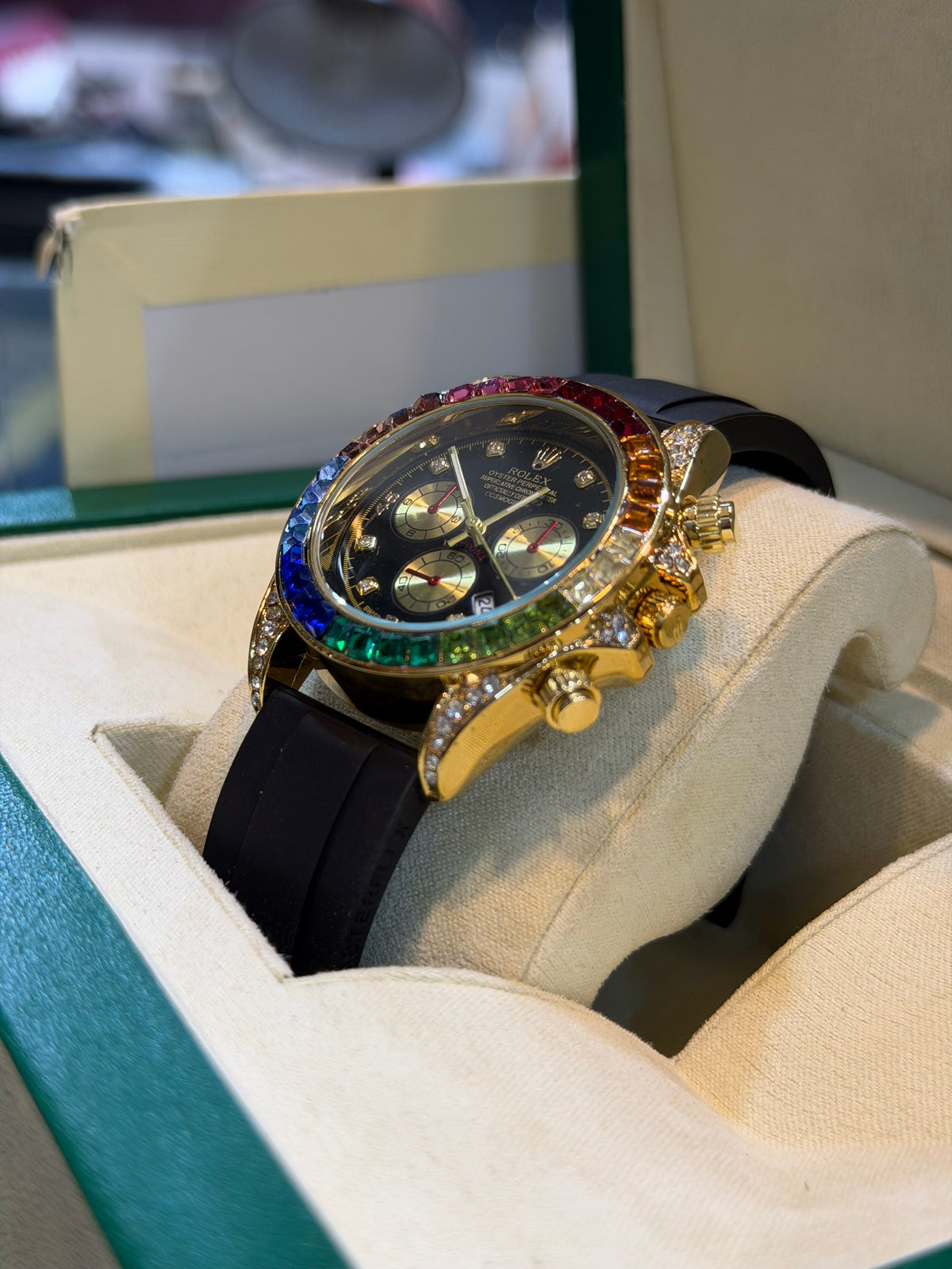 Rolex Daytona Rainbow Bazzel