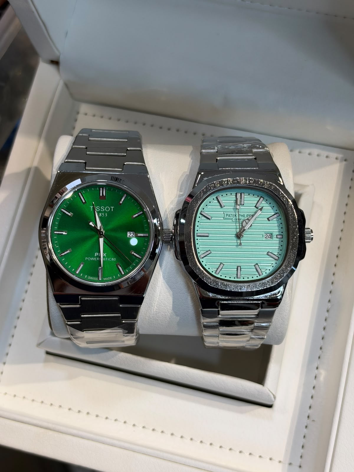 Tissot PRX & Patek Philippe Nautilus Combo
