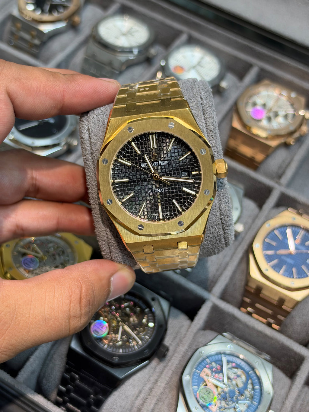 AP Royal oak Automatic With Premium Chain Strap Without AP Box