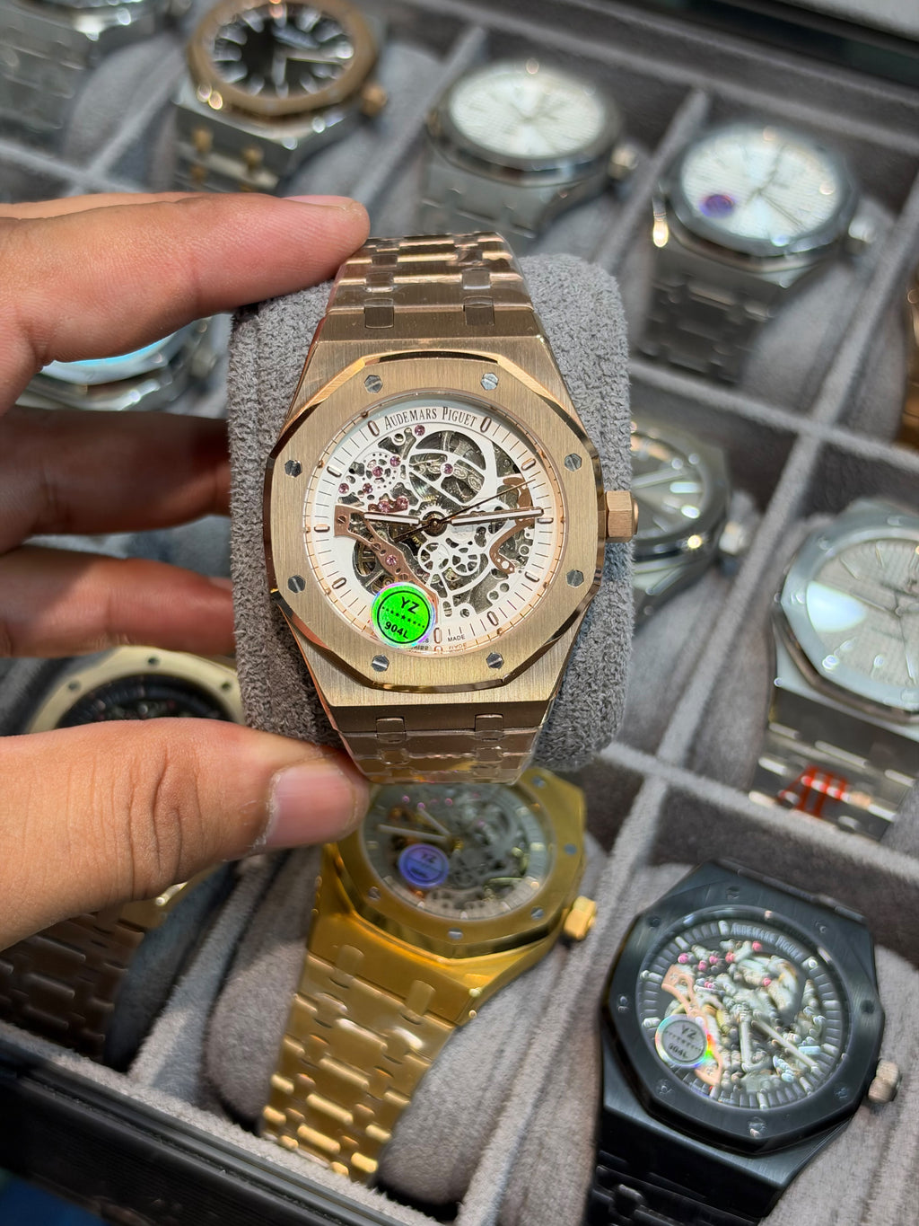 AP Skeleton Automatic With Premium Chain Strap Without AP Box