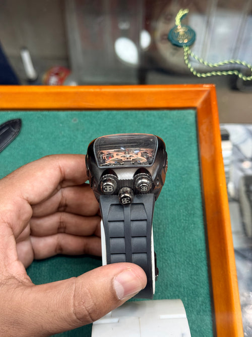 Bugatti Watch with Premium Rubber Strap