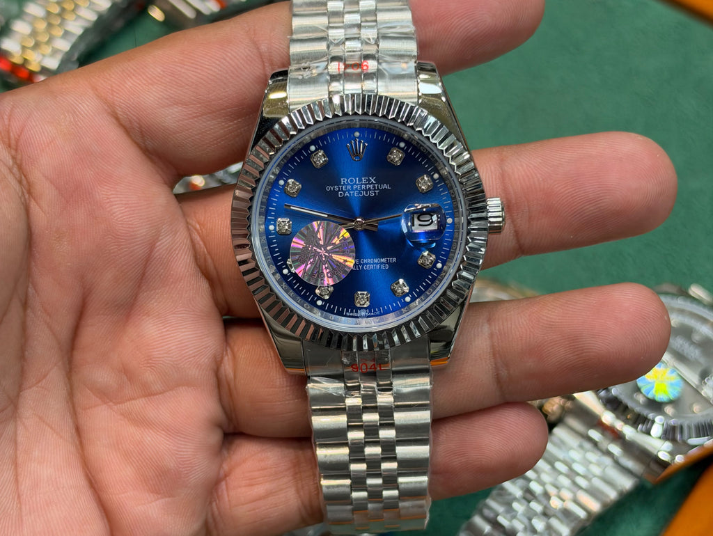 Rolex Date Just Automatic Watch With Jubilee Chain Without Rolex Box