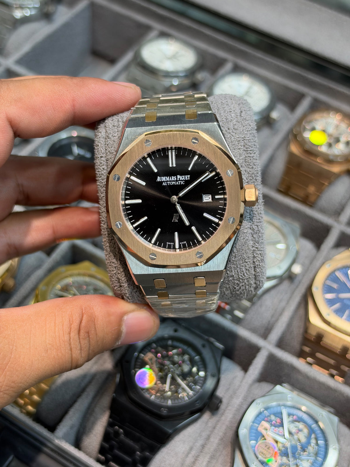 AP Royal oak Automatic With Premium Chain Strap Without AP Box