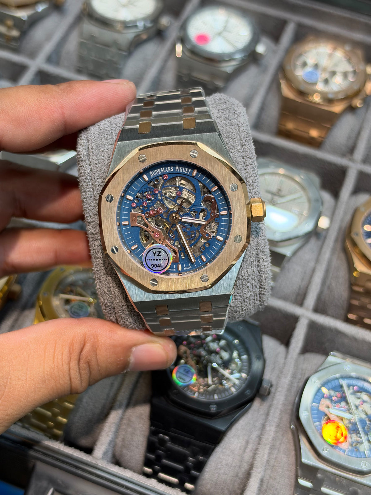 AP Skeleton Automatic With Premium Chain Strap Without AP Box